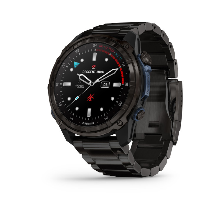 Garmin Descent Mk3i, 51mm, Carbon Gray DLC Ti/Titanium Band