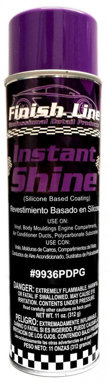 Finish Line Instant Shine - Silicone Based Coating - For Cars or Home