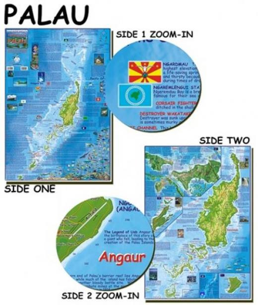 Franko Maps - Palau Map