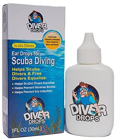 Diver Drops for Protection Against Trapped Water Ideal for Swimming, Diving & All Kinds of Water Activities