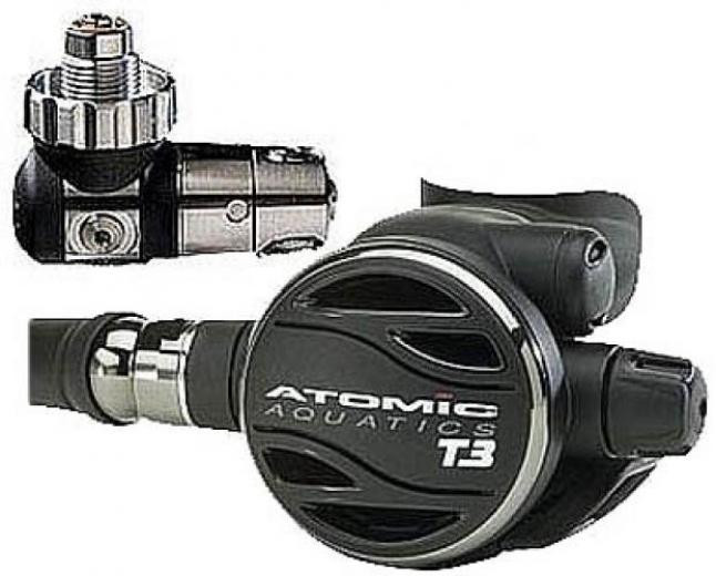 Atomic T3 First & Second Stage Scuba Diving Regulator - DIN