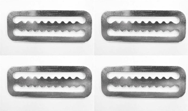 Storm 2" Stainless Steel Divers Weight Belt Keepers - 4-pack