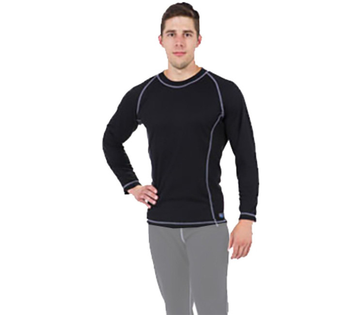 DUI Ecodivewear Pullover Men's Shirt - Black/Gray